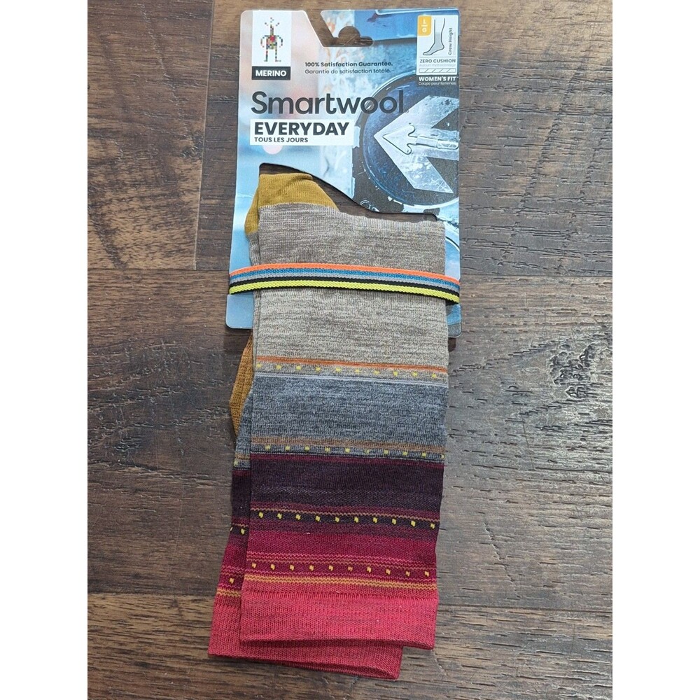 Smartwool Everyday Zero Cushion Acorn  southwest  No Show Socks Large 10-12.5